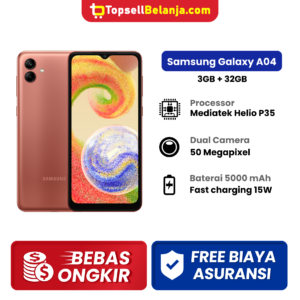 Samsung A04 3/32GB Garansi Resmi