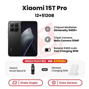 Xiaomi 15T Pro 12+512GB Garansi Resmi
