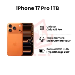 iPhone 17 Pro 1TB Garansi Resmi Indonesia