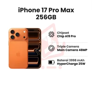 iPhone 17 Pro Max 256GB Garansi Resmi Indonesia